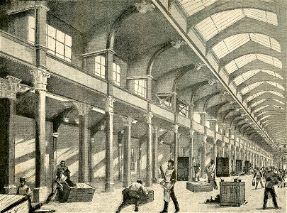 Esposizione nazionale di Torino la galleria principale per le industrie manifatturiere