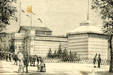 Esposizione di belle arti a Livorno. – Veduta esterna