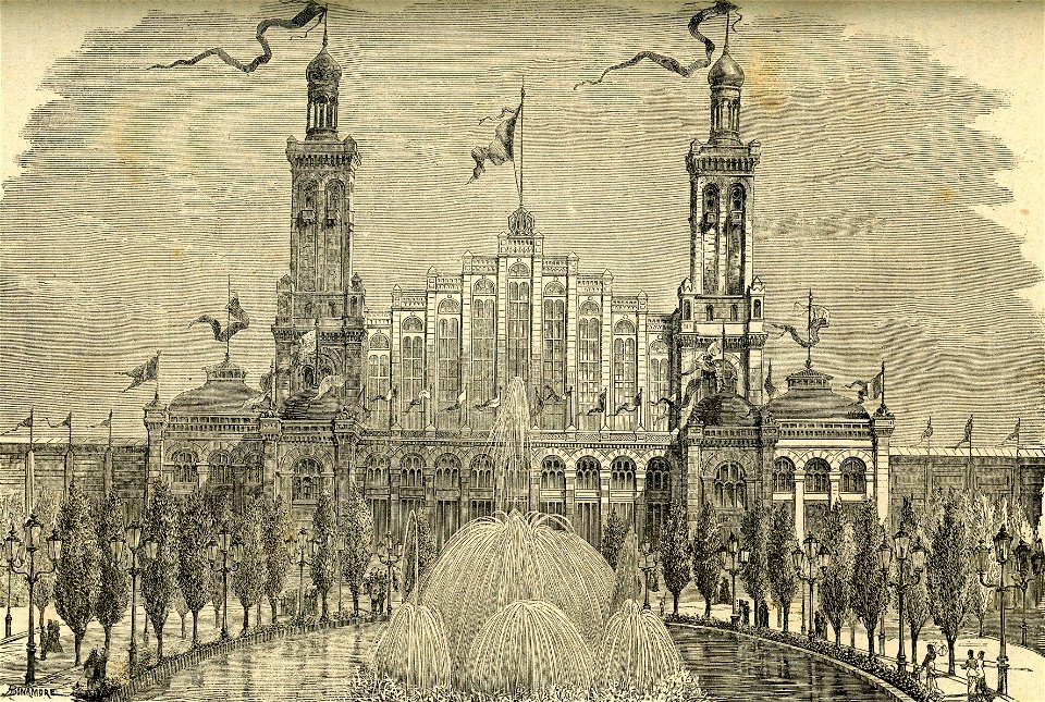 Esposizione di Parigi. – Facciata d’ingresso del Trocadero