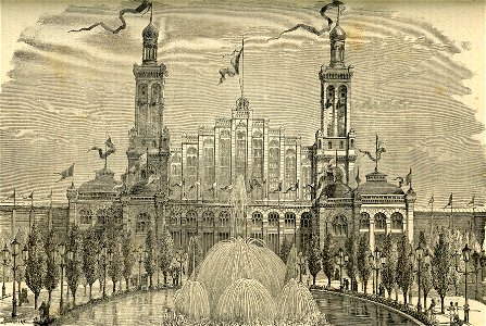 Esposizione di Parigi. – Facciata d’ingresso del Trocadero