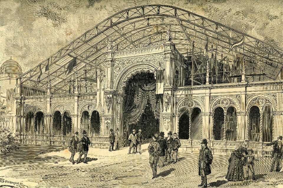 Esposizione Universale di Parigi Facciata della sezione italiana