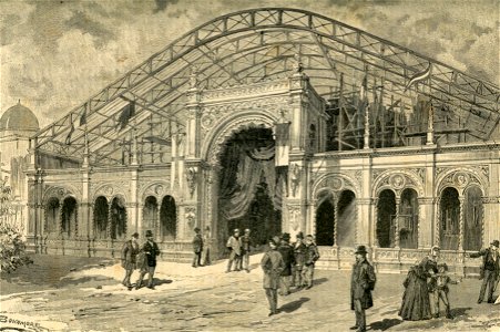 Esposizione Universale di Parigi Facciata della sezione italiana