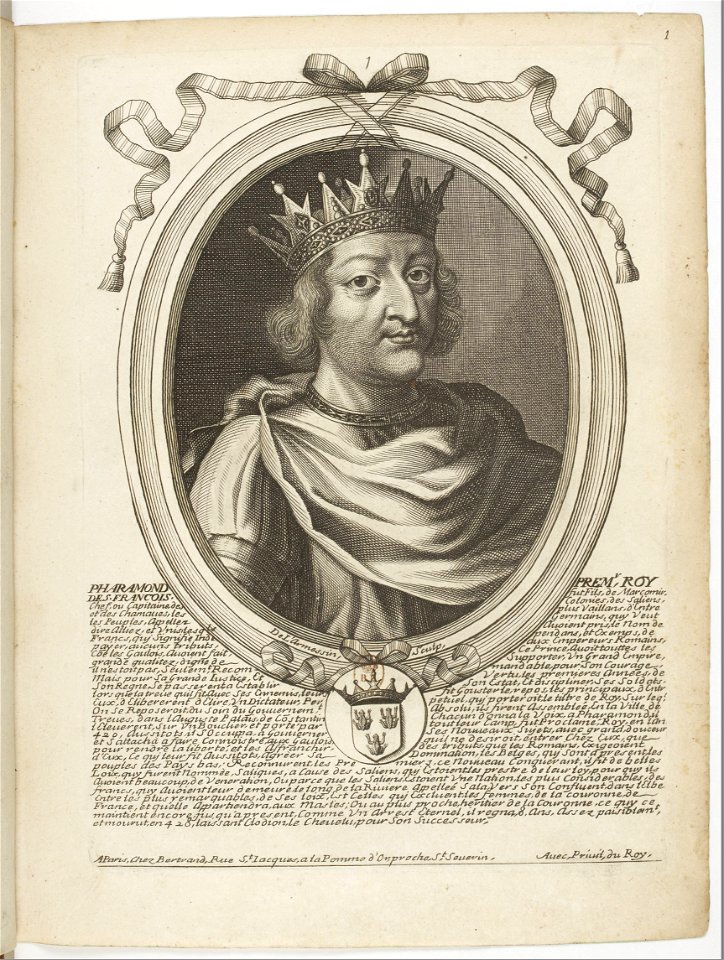 Estampes par Nicolas de Larmessin.f010.Pharamond, premier roi de France
