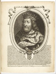 Estampes par Nicolas de Larmessin.f014.Clovis I, roi des Francs. Free illustration for personal and commercial use.