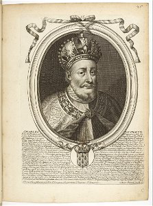 Estampes par Nicolas de Larmessin.f034.Charles II, dit le Chauve, roi des Francs