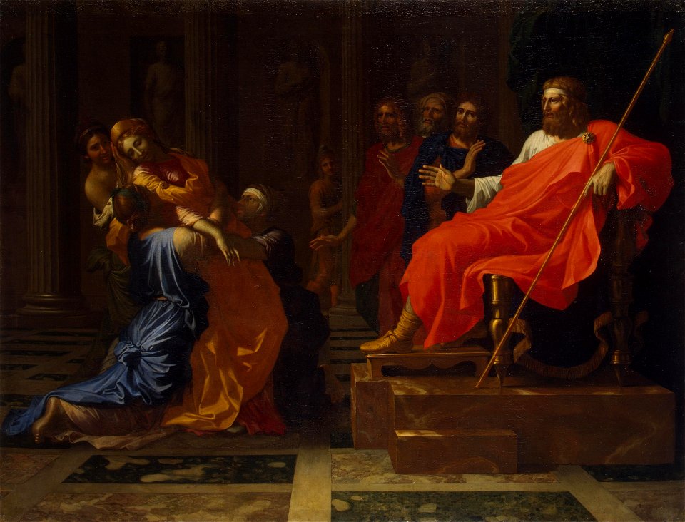 Esther devant Assuérus - Poussin - Hermitage
