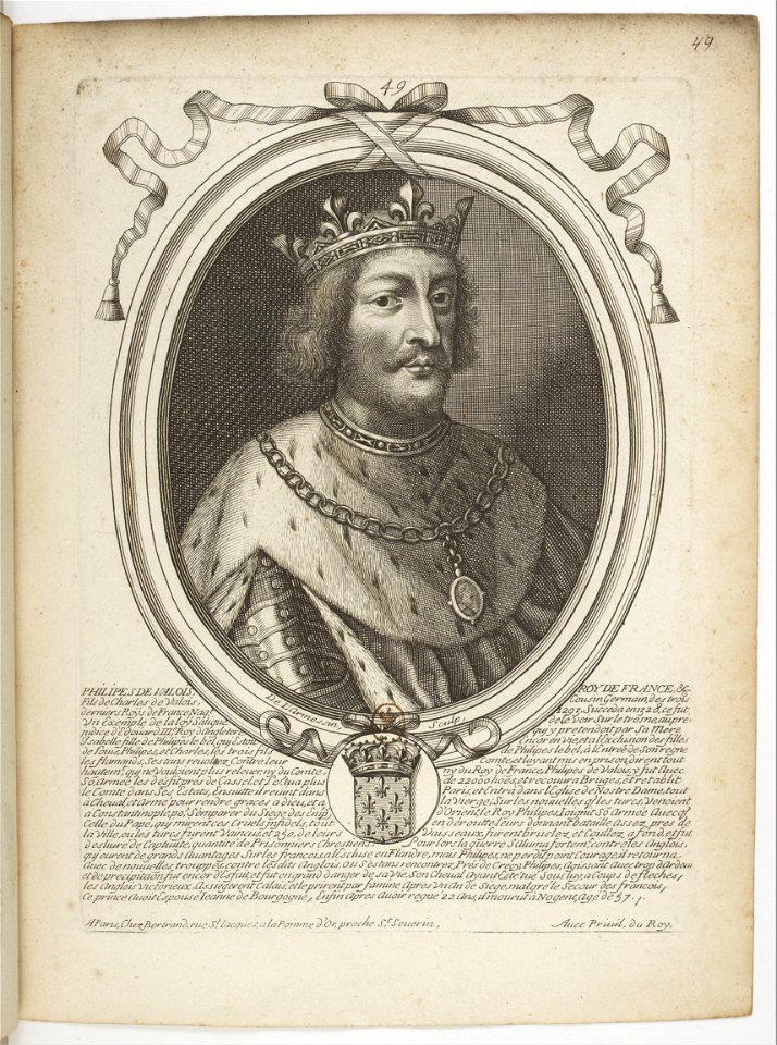 Estampes par Nicolas de Larmessin.f058.Philippe VI, roi de France