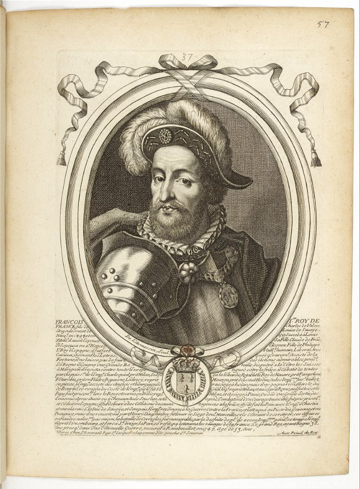 Estampes par Nicolas de Larmessin.f066.François I, roi de France