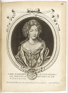 Estampes par Nicolas de Larmessin Marie Angélique de Scorailles, duchesse de Fontanges. Free illustration for personal and commercial use.