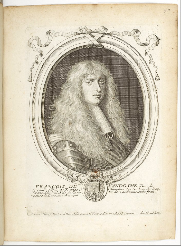 Estampes par Nicolas de Larmessin.f099.François de Bourbon-Vendôme, duc de Beaufort