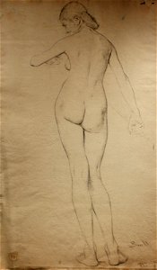 Estudi de nu - Joan Brull i Vinyoles (1863-1912)
