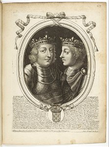 Estampes par Nicolas de Larmessin.f036.Louis III et Carloman, rois des Francs