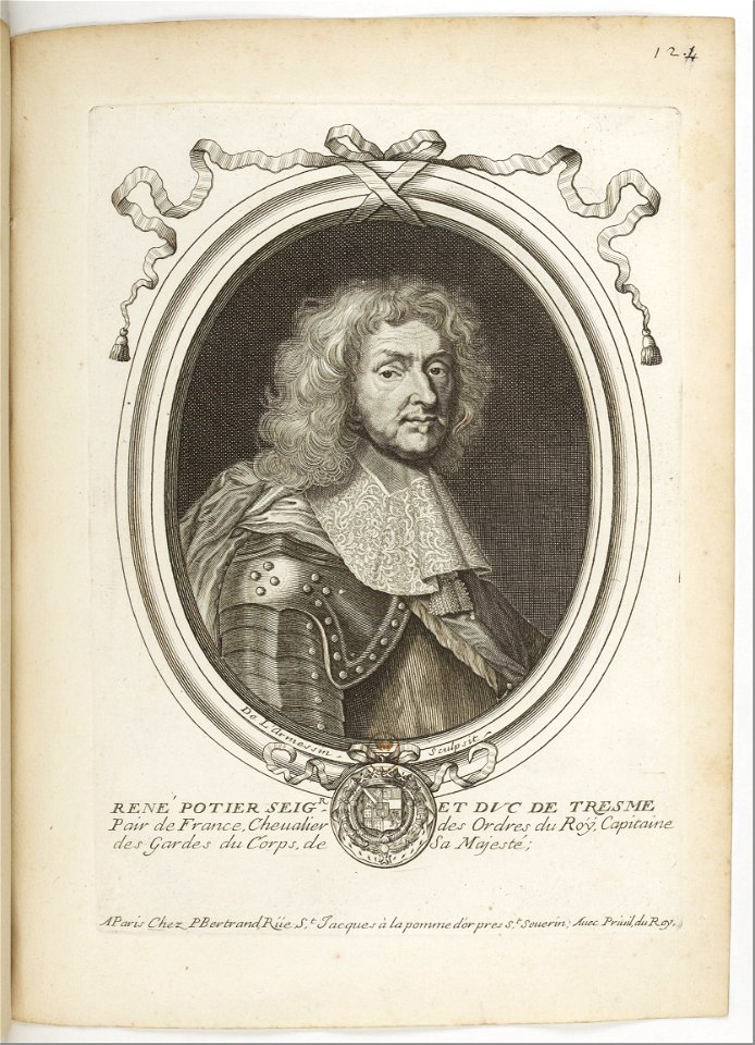 Estampes par Nicolas de Larmessin.f131.René Potier, duc de Tresmes