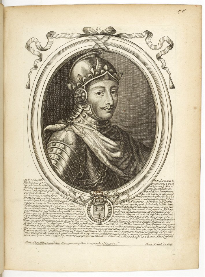 Estampes par Nicolas de Larmessin.f064.Charles VIII, roi de France