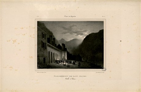 Etablissement des Eaux Chaudes - Vallée d'Ossau - Fonds Ancely - B315556101 A MONTHELIER 1 2 002