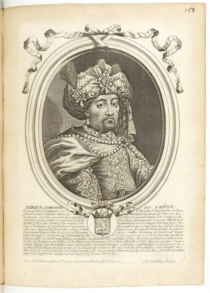 Estampes par Nicolas de Larmessin.f163.Xogun, empereur du Japon
