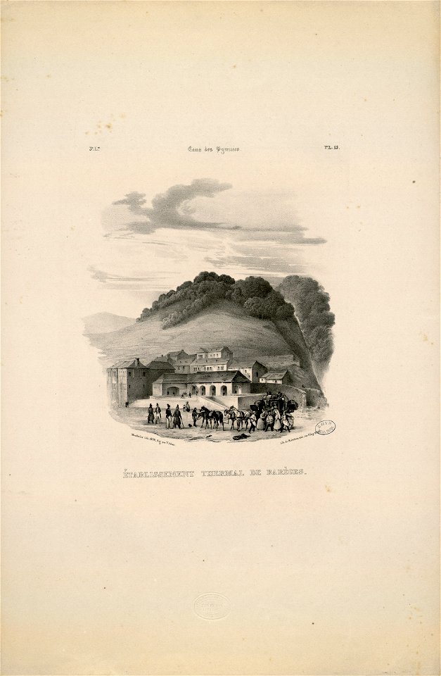 Etablissement thermal de Barèges - Fonds Ancely - B315556101 A MONTHELIER 1 2 016