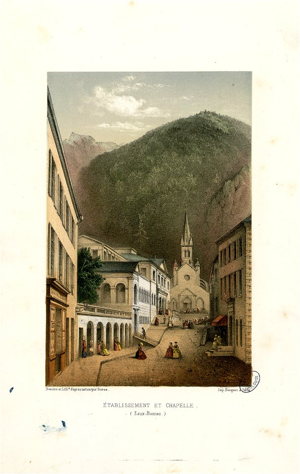 Etablissement et Chapelle (Eaux-Bonnes) - Fonds Ancely - B315556101 A GORSE 6 006