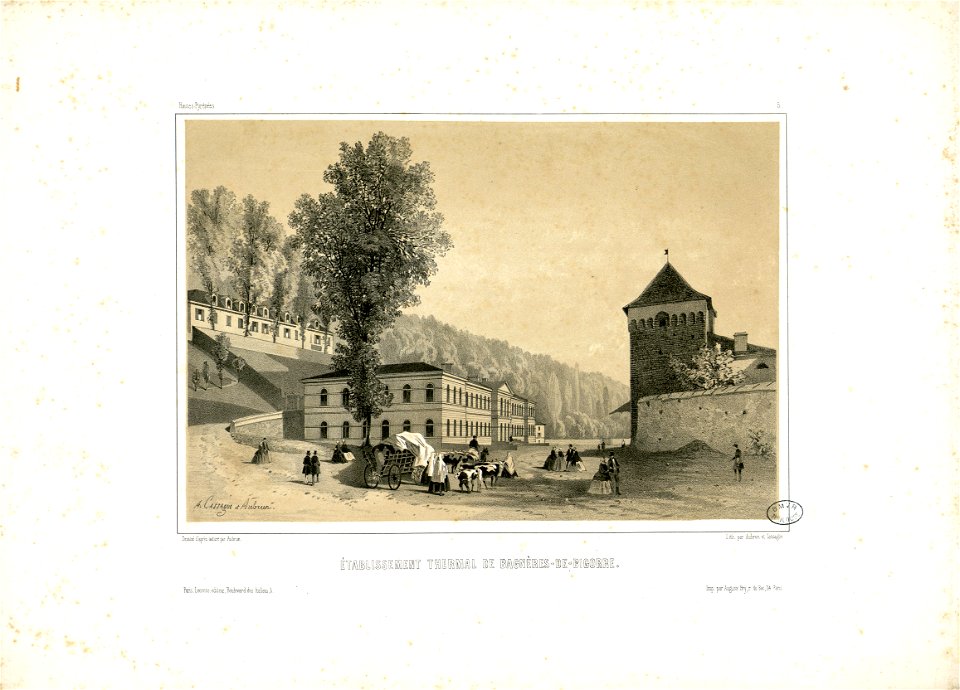 Etablissement thermal de Bagnères-de-Bigorre (5) - Fonds Ancely - B315556101 A AUBRUN 2 013