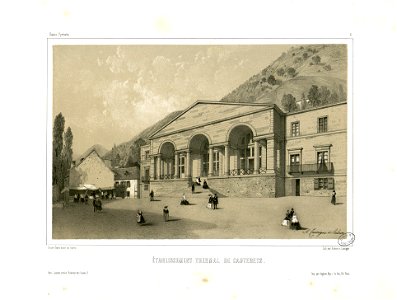Etablissement thermal de Cauterets (Hautes-Pyrénées, 6) - Fonds Ancely - B315556101 A AUBRUN 1 003