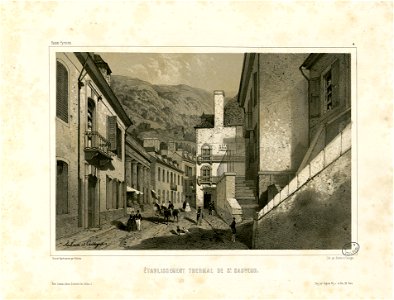 Etablissement thermal de St. Sauveur (Hautes-Pyrénées, 4) - Fonds Ancely - B315556101 A AUBRUN 1 002