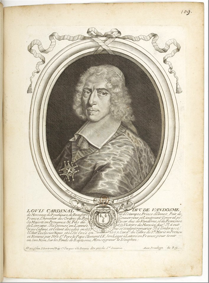 Estampes par Nicolas de Larmessin.f117.Louis II de Vendôme