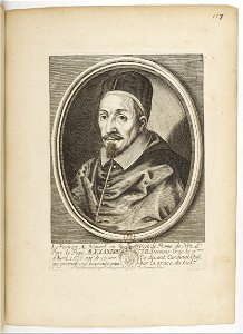 Estampes par Nicolas de Larmessin.f125.Alexandre VII, pape