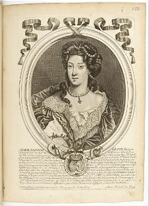Estampes par Nicolas de Larmessin.f138.Marie de Modène, reine d'Angleterre. Free illustration for personal and commercial use.