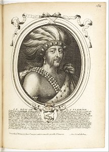 Estampes par Nicolas de Larmessin.f157.Le roi de la Floride