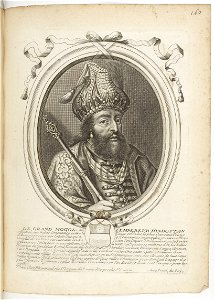 Estampes par Nicolas de Larmessin.f165.Le grand moghol ou l'empereur d'Indostan