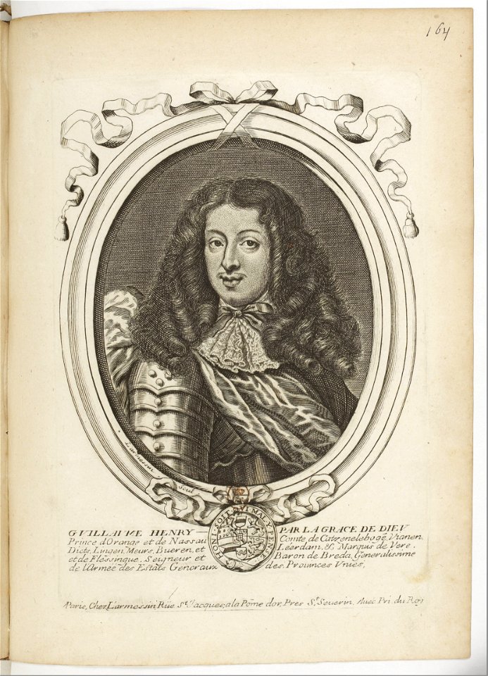 Estampes par Nicolas de Larmessin.f169.Guillaume III, roi d'Angleterre, d'Écosse et d'Irlande