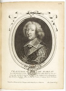 Estampes par Nicolas de Larmessin.f177.François de Harlay de Champvallon, conseiller du roi