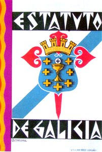 Estatuto de Galicia, Camilo Díaz Baliño, Litografía e Imprenta Roel, Coruña, 1932