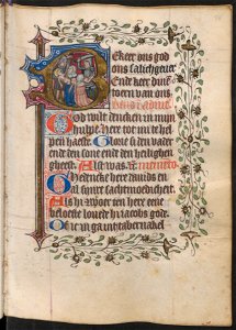 Getijdenboek-UBU Hs. 5 J 27-f.078r-Initiaal met de Kindermoord te Bethlehem
