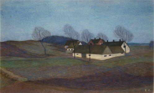 Ester Almqvist A Farm House in Själland Thielska 13a