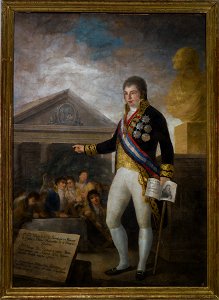 Esteve y Marqués, Agustín - Godoy como restaurador de la instrucción pública, 1807, 0698. Free illustration for personal and commercial use.