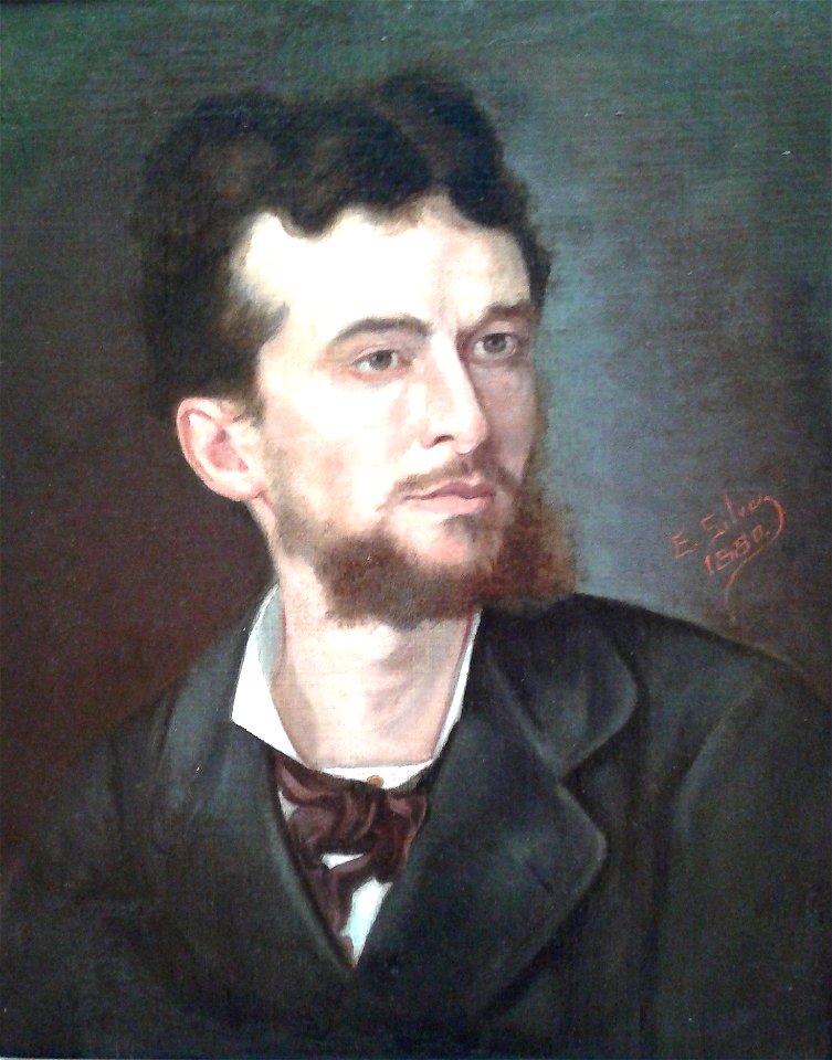Estêvão Silva - Retrato do pintor Giovanni Battista Castagneto