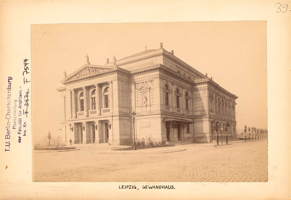 Gewandhaus, Leipzig (Gropius) AM F 7544