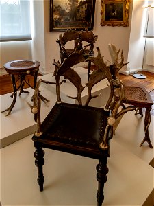 Geweihmöbel im Jagdschloss Grunewald-4838