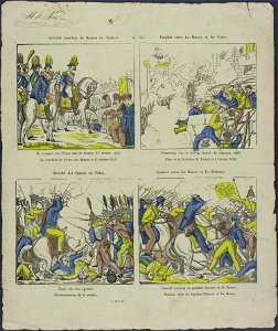 Gevecht tusschen de Russen en Turken-Catchpenny print-Borms 0640
