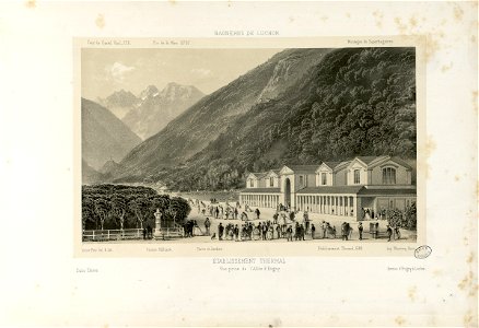 Etablissement thermal - Vue prise de l'Allée d'Etigny - Fonds Ancely - B315556101 A PETIT 3 004