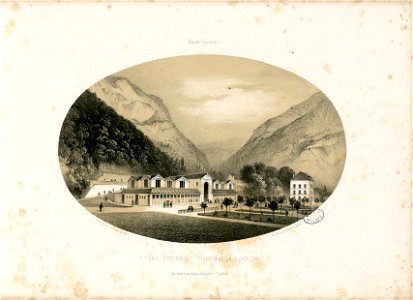 Etablissement thermal à Luchon (Haute-Garonne) - Fonds Ancely - B315556101 A GORSE 1 005