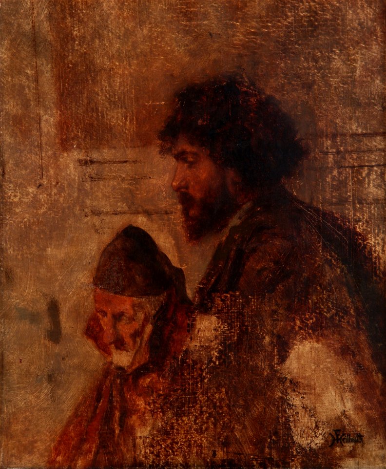 Estudio de cabezas - Ferdinand Heilbuth