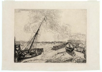 Gestrande schuiten, James Ensor, MSK Gent, 1998-B-49-1