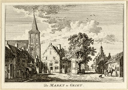 Gezicht op de markt van Grieth, NL-HlmNHA 1477 53009627