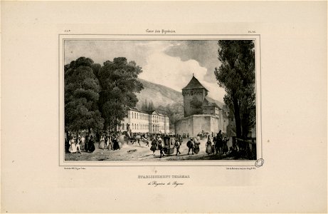 Etablissement thermal de Bagnères de Bigorre - Fonds Ancely - B315556101 A MONTHELIER 1 2 024
