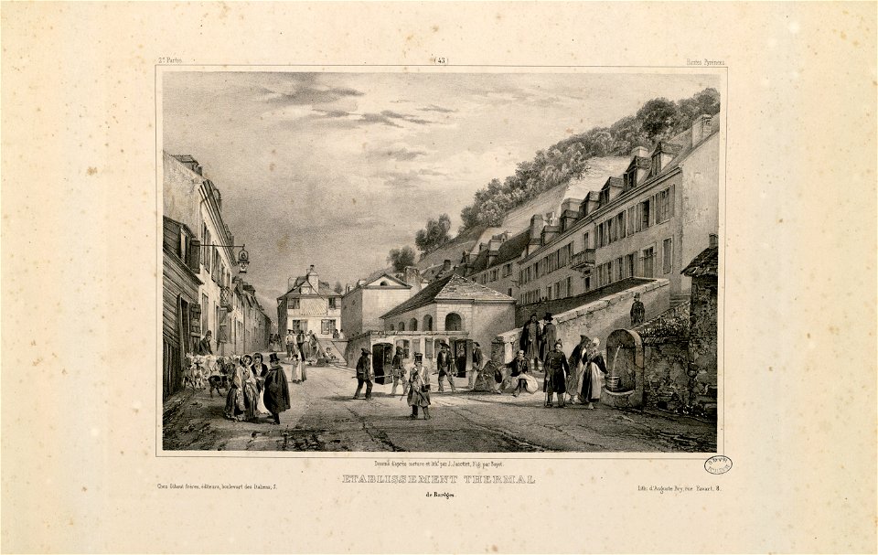 Etablissement thermal de Barèges (Hautes Pyrénées) - Fonds Ancely - B315556101 A JACOTTET 2 046