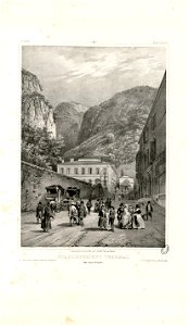 Etablissement thermal des Eaux Bonnes (Basses Pyrénées) - Fonds Ancely - B315556101 A JACOTTET 2 028