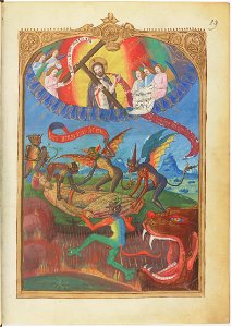 Gestorum Rhodie obsidionis commentarii - BNF Lat6067 f89 (Mehmed II aux enfers)
