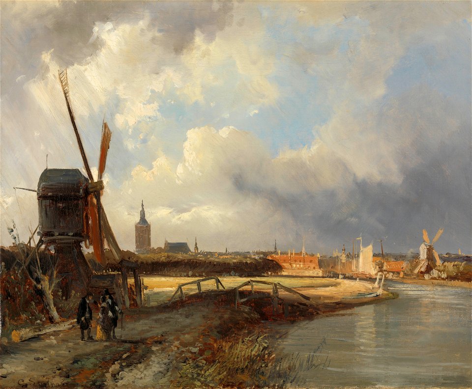 Gezicht op Den Haag Rijksmuseum SK-A-4875
